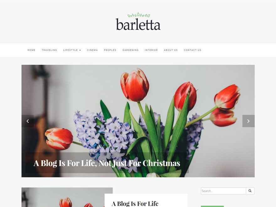 Barletta - Najlepsze szablony blogowe do WordPressa - za darmo